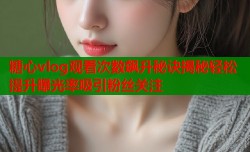 糖心vlog观看次数飙升秘诀揭秘轻松提升曝光率吸引粉丝关注