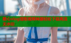 糖心vlog提取视频神器轻松下载高清无水印