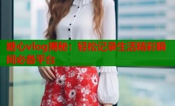 糖心vlog揭秘：轻松记录生活精彩瞬间必备平台