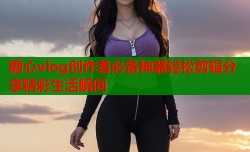 糖心vlog创作者必备神器轻松剪辑分享精彩生活瞬间