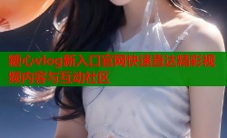 糖心vlog新入口官网快速直达精彩视频内容与互动社区