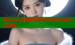 糖心vlog黄精彩分享平台轻松记录生活点滴