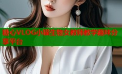 糖心VLOG小猫生物女教师教学趣味分享平台