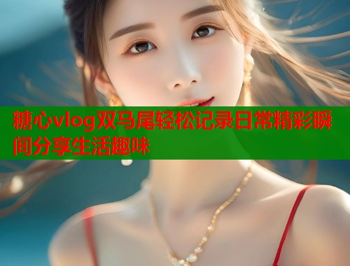 糖心vlog双马尾轻松记录日常精彩瞬间分享生活趣味  第2张