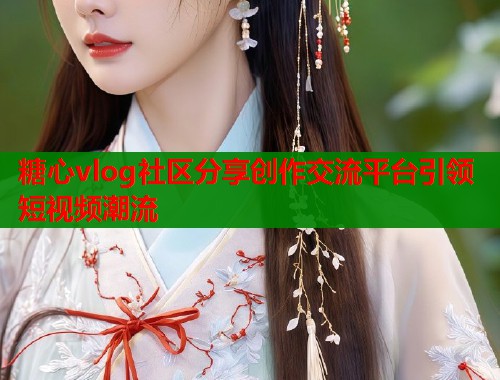 糖心vlog社区分享创作交流平台引领短视频潮流  第1张