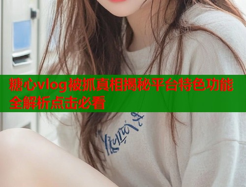 糖心vlog被抓真相揭秘平台特色功能全解析点击必看  第1张