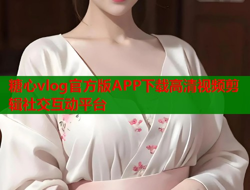 糖心vlog官方版APP下载高清视频剪辑社交互动平台  第1张