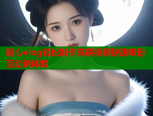 糖心vlog轻松制作高质视频快速吸粉互动新体验  第1张