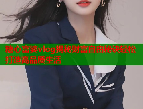糖心富婆vlog揭秘财富自由秘诀轻松打造高品质生活  第1张