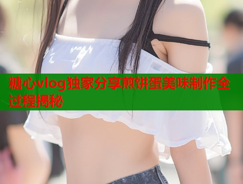 糖心vlog独家分享煎饼蛋美味制作全过程揭秘  第2张