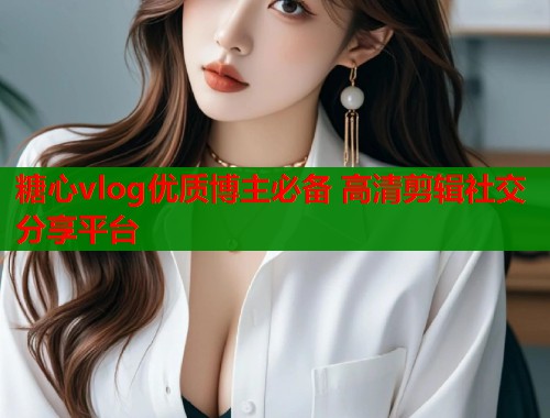 糖心vlog优质博主必备 高清剪辑社交分享平台  第1张